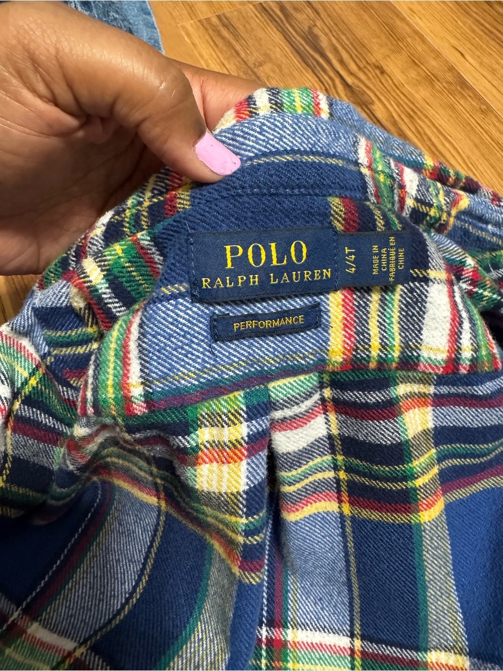 Polo by Ralph Lauren Blue Multi Plaid Button-Down Shirt